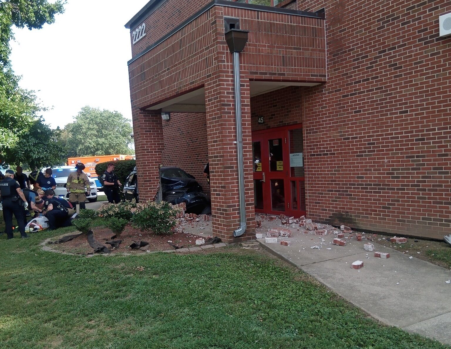 Car crashes in Butler HS - 8.20.25